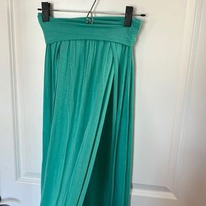 Sexy blue size small maxi skirt